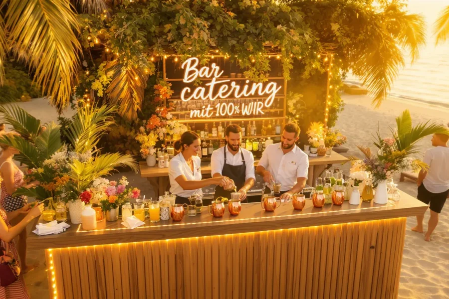 Bar Catering mit 100 WIR Flexible Eventlösungen