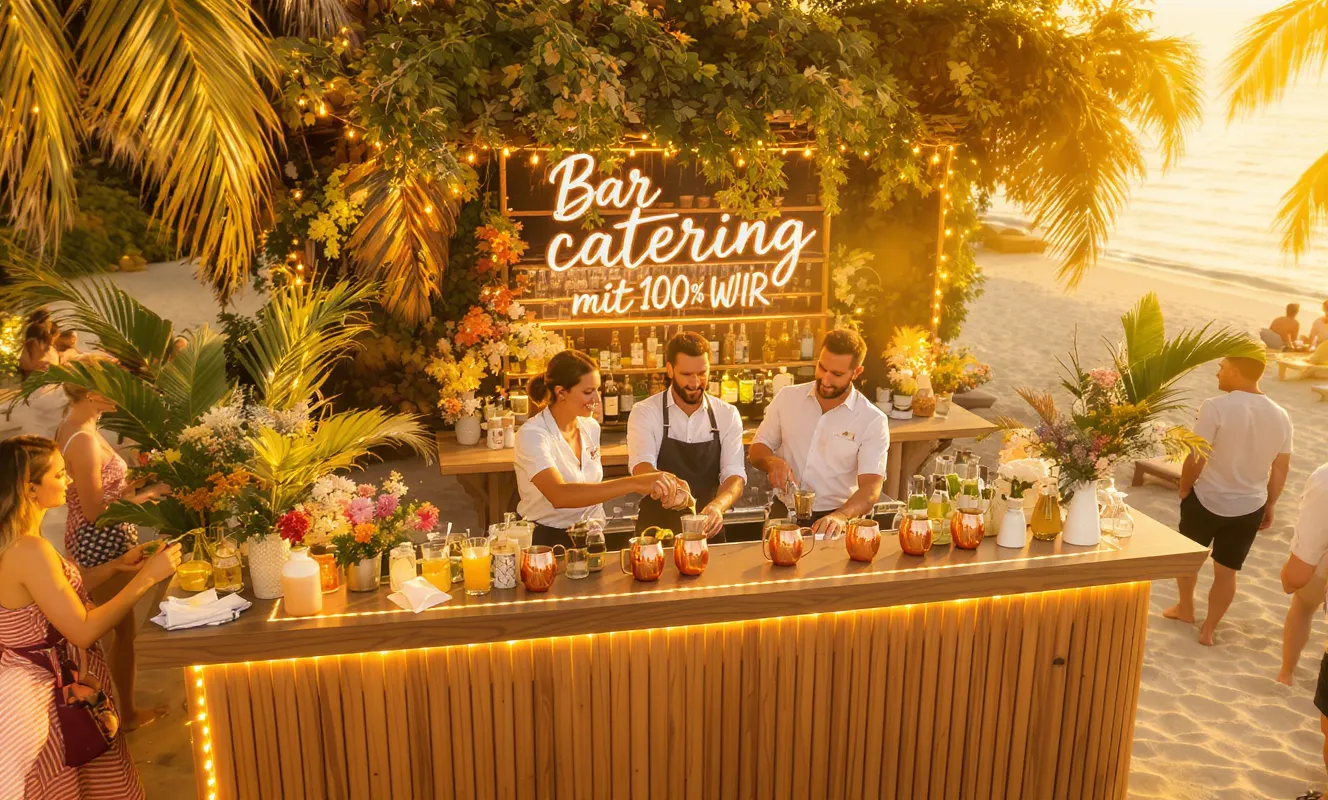 Bar Catering mit 100 % WIR: Flexible Eventlösungen