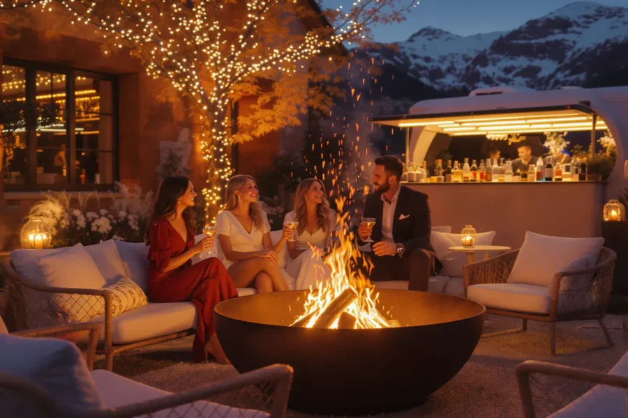 Feuerschale mieten mit 100 WIR für Events in der Schweiz