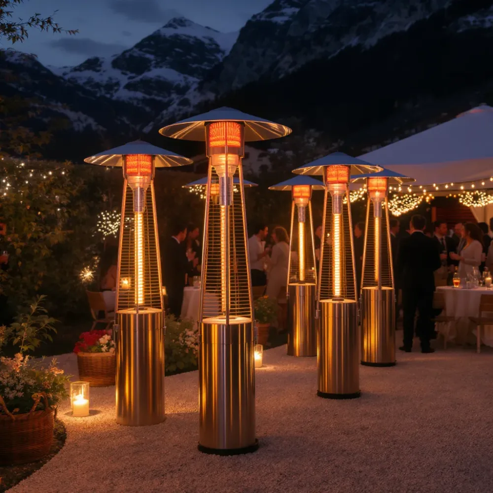 Heizpilz mieten mit 100 % WIR für Events