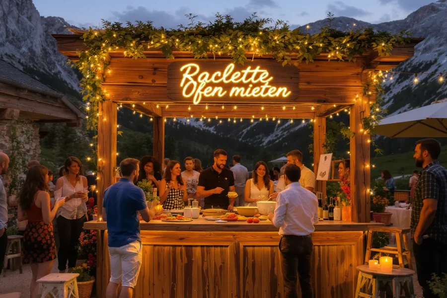 Outdoor Fondue Mieten für Sommer Events in der Schweiz