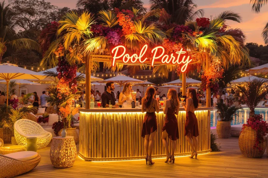Pool Party organisieren mit openairbar.ch – Tipps & Ideen