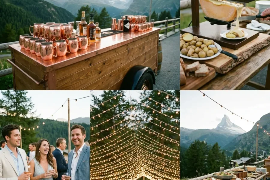 Bar mieten für Raclette Event 