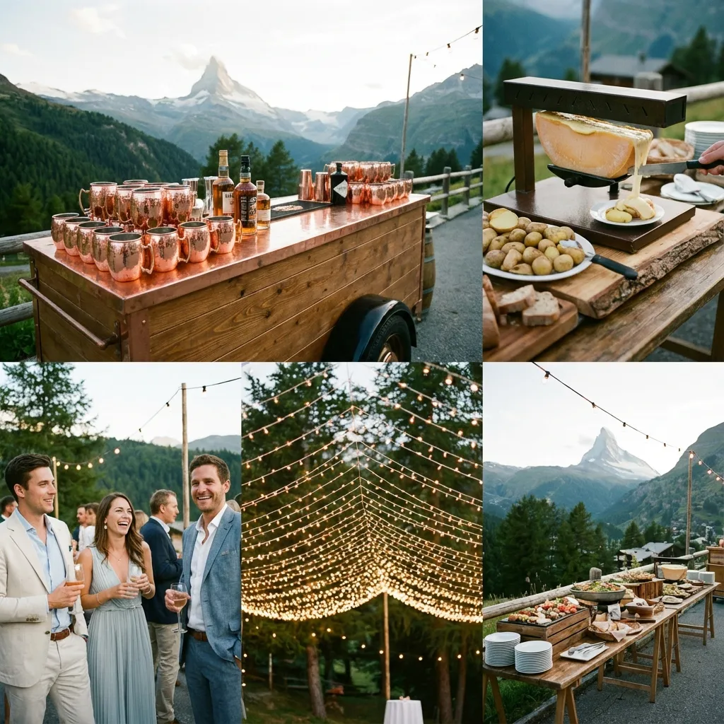 Bar mieten für Raclette Event 