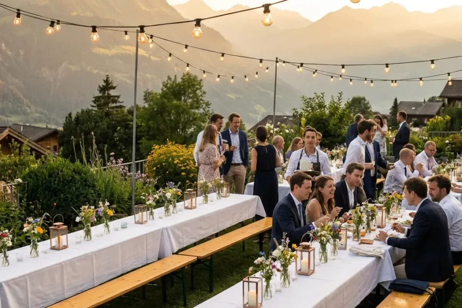 Festbankgarnituren mieten: Tipps für Outdoor-Events