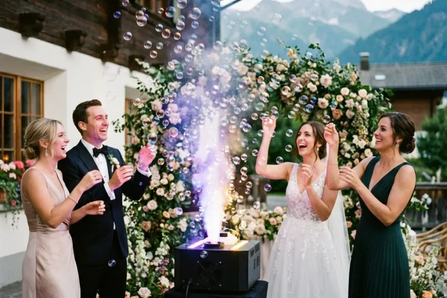 smoke bubble maschine mieten