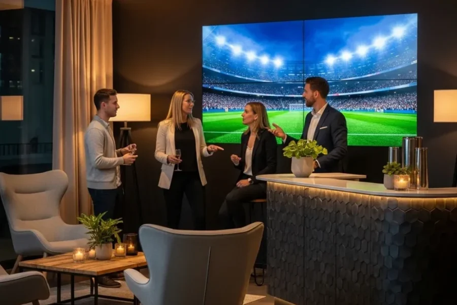 Fussball Public Viewing planen mit M Dubach Barvermietung