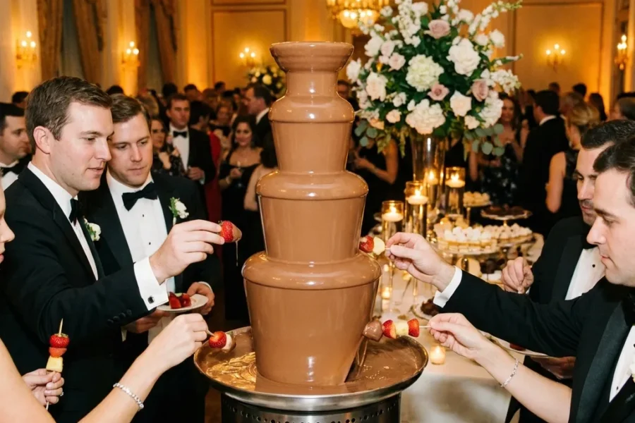Schokoladenbrunnen mieten für Hochzeiten und Feiern