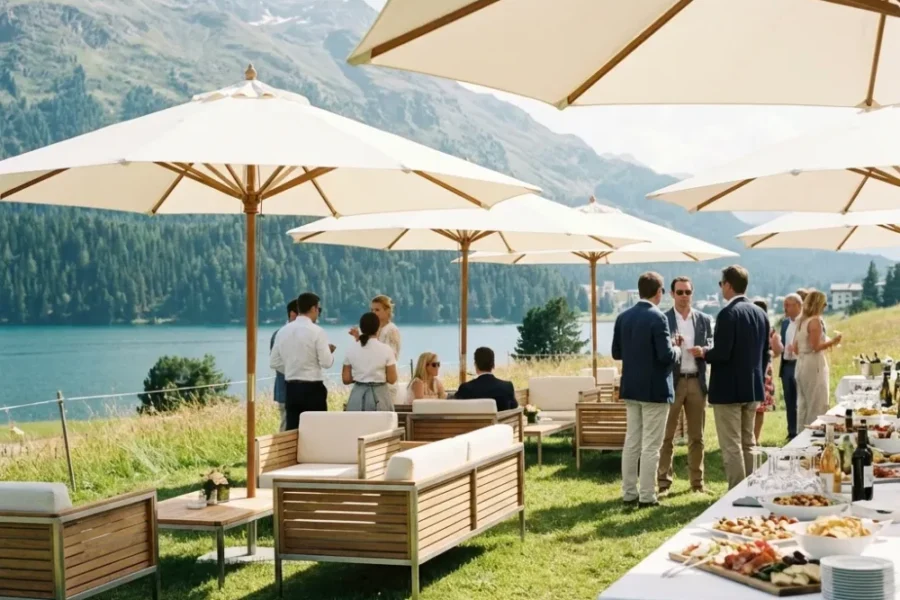 Sonnenschirme mieten Einsatz & Pflege