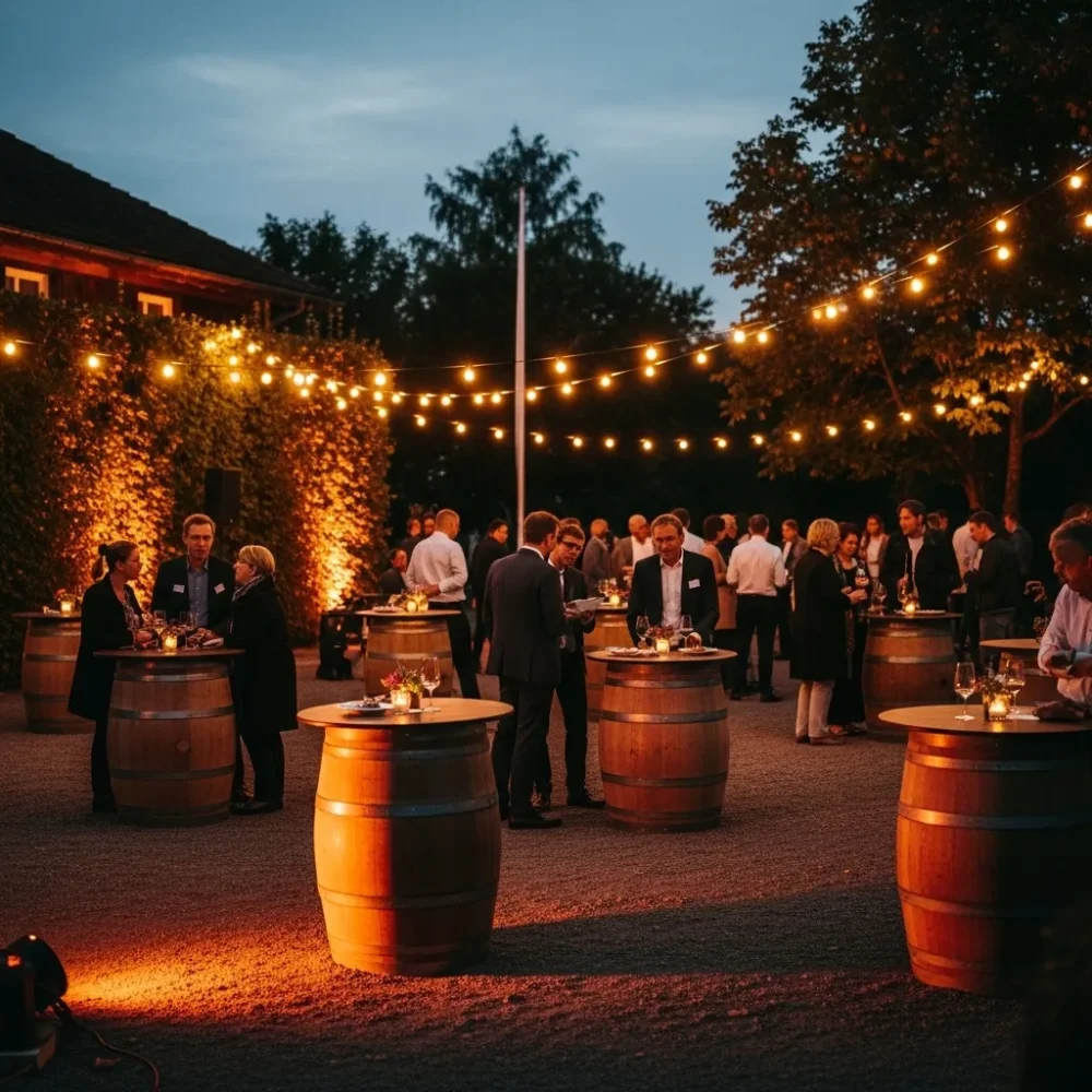 Holzfass mieten für Feier – flexibel, nachhaltig und stilvoll
