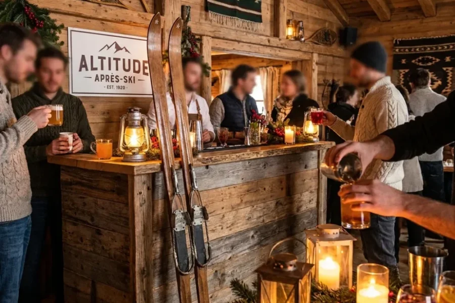 Alte Holzski mieten – stilvolle Deko für Events