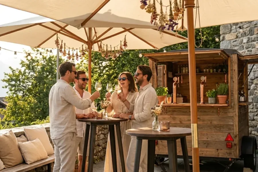 Sonnenschirme mieten Schweiz Stilvolle Beschattung für Events