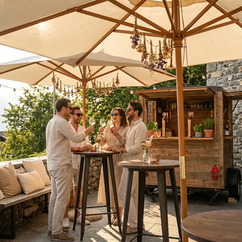 Sonnenschirme mieten: Stilvolle Beschattung für Events